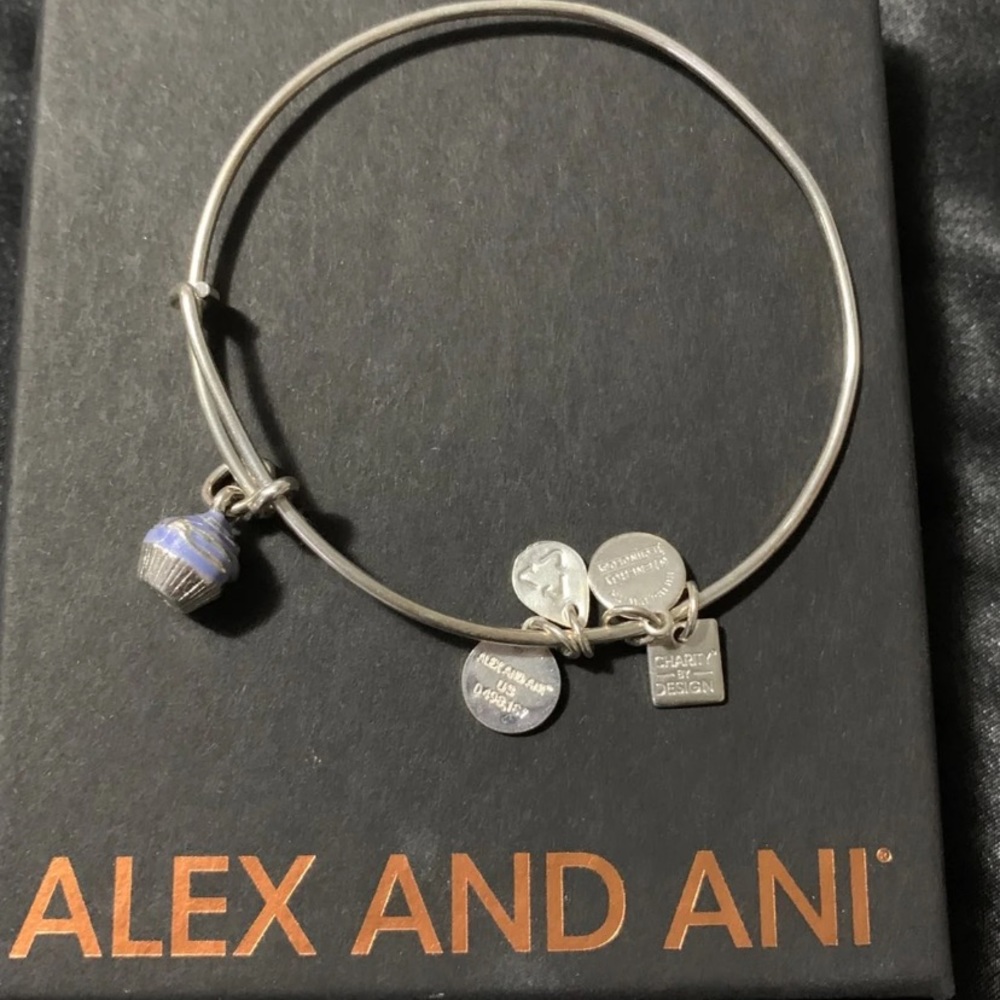 Alex and Ani cupcake bracelet